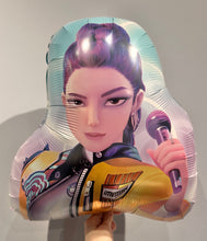 Load image into Gallery viewer, 24" KPop Demon Hunters Foil Balloon Rumi and Jinu Birthday double sided
