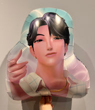 Load image into Gallery viewer, 24" KPop Demon Hunters Foil Balloon Rumi and Jinu Birthday double sided
