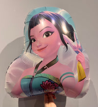 Load image into Gallery viewer, 24" KPop Demon Hunters Foil Balloon Mira and Zoey Huntrix Birthday double sided
