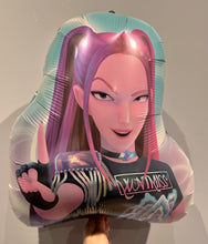Load image into Gallery viewer, 24" KPop Demon Hunters Foil Balloon Mira and Zoey Huntrix Birthday double sided
