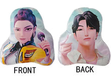 Load image into Gallery viewer, 24" KPop Demon Hunters Foil Balloon Rumi and Jinu Birthday double sided
